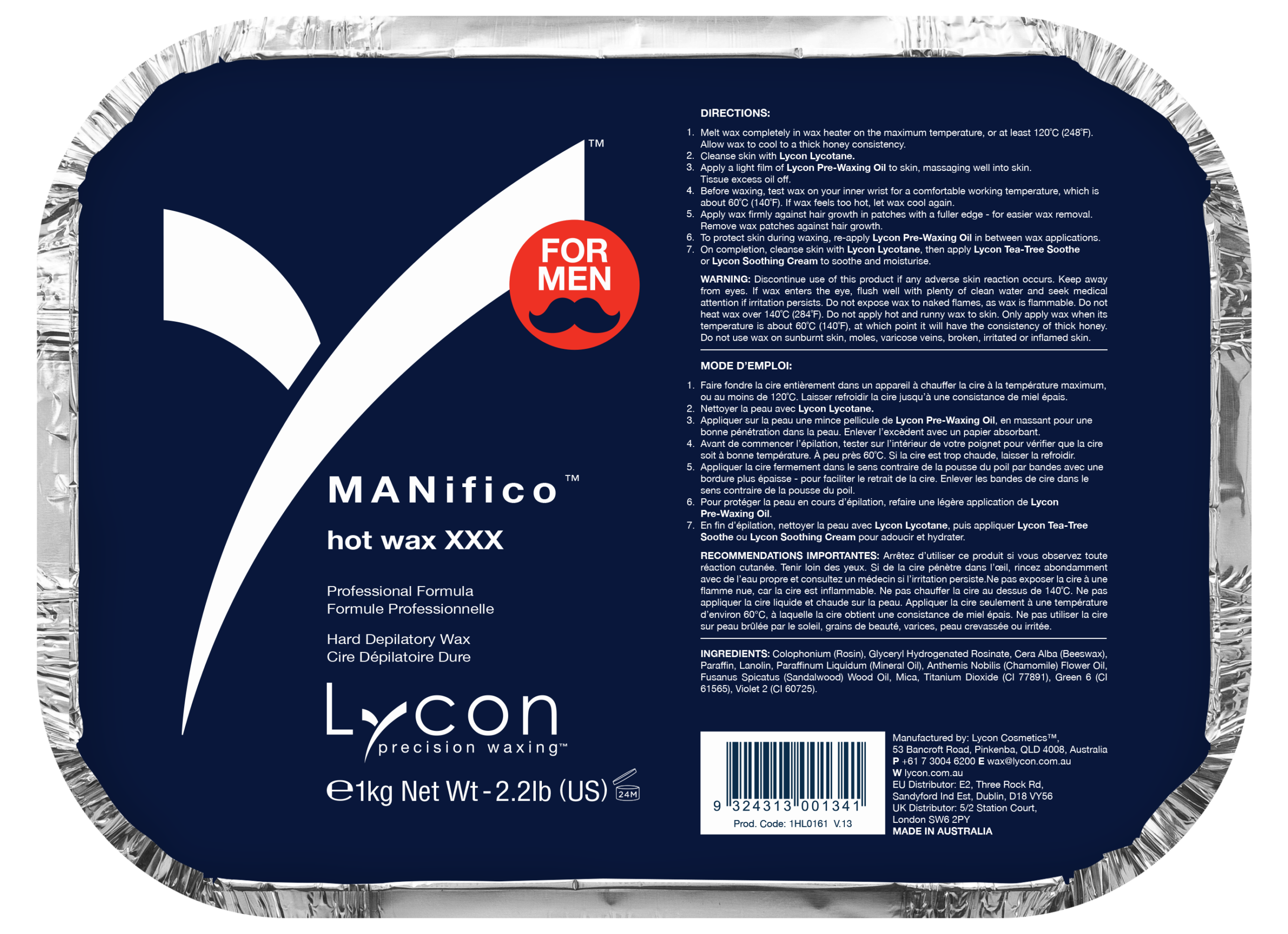 MANifico Hot Wax 1kg