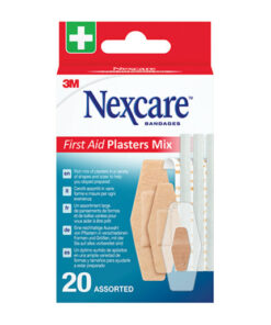 Nexcare First Aid Plaster Mix Assorted (20/Box)