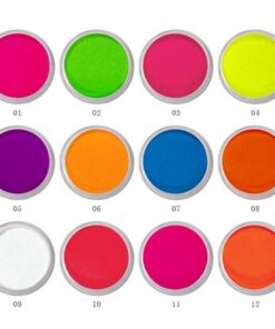 Neon Nail art Pigments - 12pc Set
