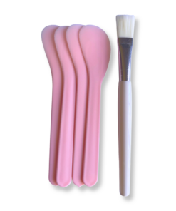 Mask Brush & Spatula Set  - Pink