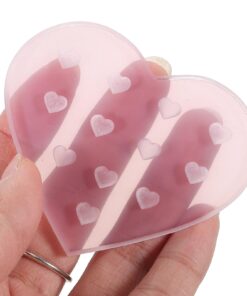 Pink Crystal Heart Adhesive Palette