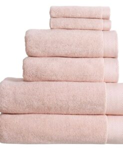 Light Pink Luxurious Cotton Spa Towels