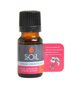 SOiL Organic Rose Geranium Essential Oil 10ml
