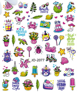 Nail Art Sticker - #2077