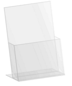 A4 Brochure holder stand - Perspex
