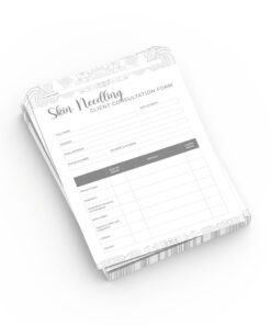 Skin Needling Consultation forms 20's