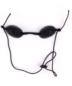 Sunbed & Laser Protection Glasses - BLACK