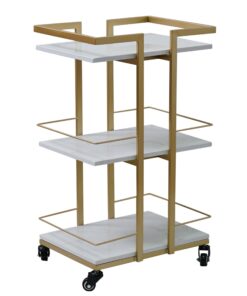 Supreme Luxury Trolley | White & Gold