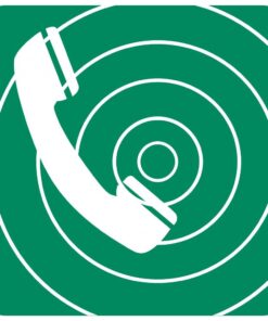 Emergency Telephone safety sign
