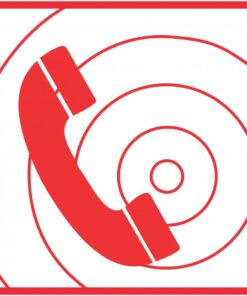 Fire Telephone safety sign