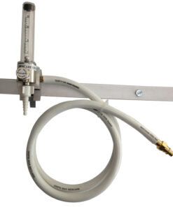Single Oxygen Flowmeter Rail Mounted