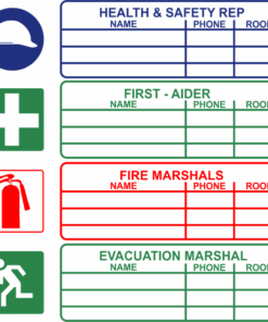 Large Health and Safety Rep Safety sign