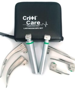 Laryngoscope Set Fibre Optic 5 Blade and 2 Handles
