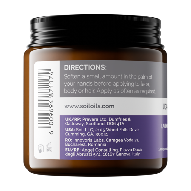 SOiL Lavender scented Shea Butter 100ml - Image 3