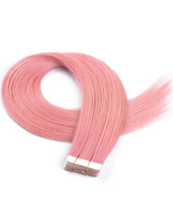 Tape in Hair Extensions - Pink - 20inch