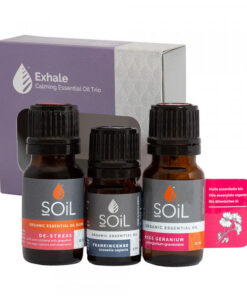 SOiL Exhale Essential Oil Trio Box