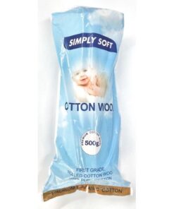 Simply Soft Organic Cotton Wool Roll - 500g