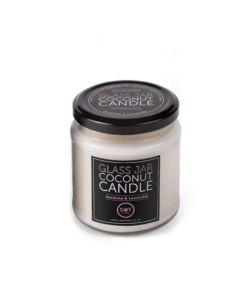 SoyLites - Clear Glass Jar Coconut Candle - Jasmine & Lavender 400g
