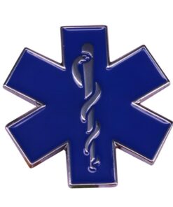 Star of Life Lapel Pin (Metal) Blue