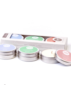SoyLites - Travel Lite Gift Pack 3 x 55ml Energise, Tranquility, Wisdom