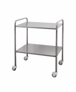 Dressing Trolley 80 x 50cm with Rails