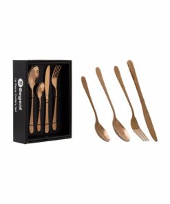 Regent - Richmond Stainless Steel 16pc Cutlery Rose Gold