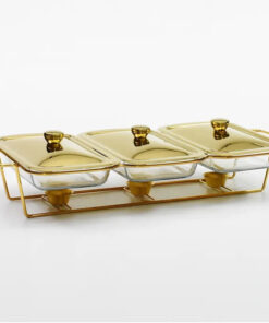 Food Warmer - 3 Division Gold