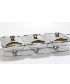 Food Warmer - 3 Division Silver