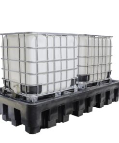POLYETHYLENE 1100L DOUBLE IBC  SPILL DECK  UP TO 1100L IN  CATCHEMENT