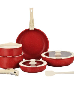 12pc Non Stick Cookware with Detachable Handles