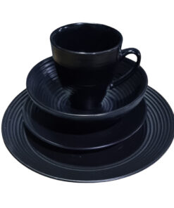 Dinner Sets - 16pc Embossed Stripe