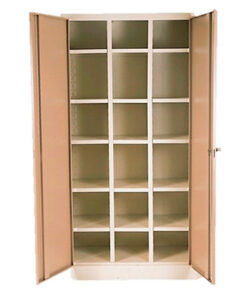 18 Compartment pigeonhole 1800x900x450 PH002 – Hammerton Grey /Ivory Karoo