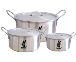 Zebra Pots Set 6pc - LC3