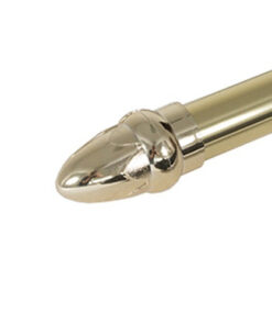 Curtain Rod Finials - 16mm PVC - Dual Pack