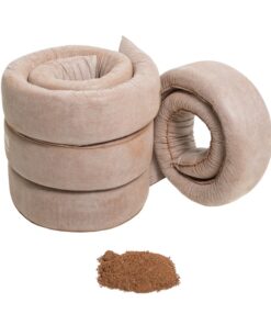 CONTAINED ABSORBENTS – 2M X 125 OIL ABSORBENT BOOMS (4 P/BAG) and 2M X 125 CHEMICAL ABSORBENT BOOMS (4/BAG)