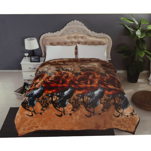 Blankets - Satin Gold 2 Ply Double Sided Print - Image 12