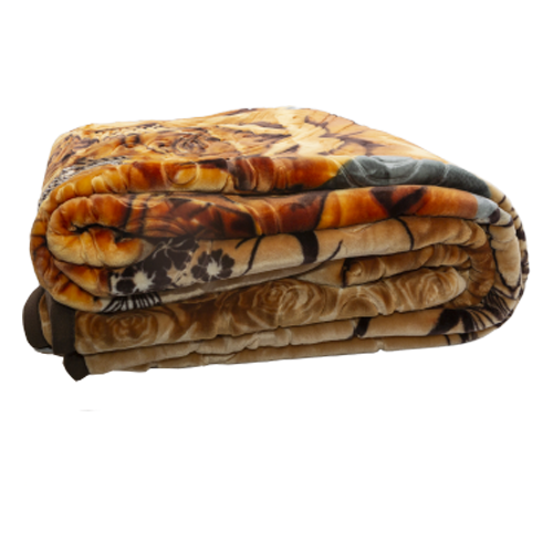 Blankets - Satin Gold 2 Ply Double Sided Print - Image 5