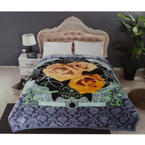Blankets - Satin Gold 2 Ply Double Sided Print - Image 8
