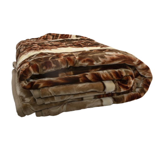 Blankets - Satin Gold 2 Ply Double Sided Print - Image 4