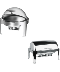 Chafing Dish - Roll Top Silver