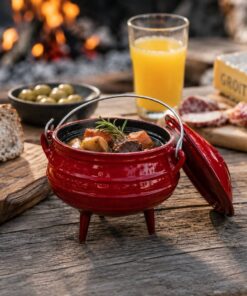 Cast Iron 3 Leg Potjie Pot – ¼ Size