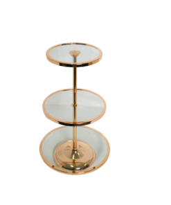 Display Stand - 3 Tier Glass cake stand