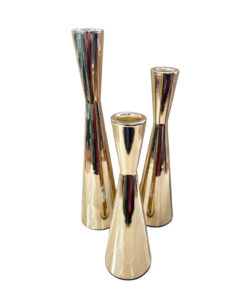 Candle Holders - 3pc Metal