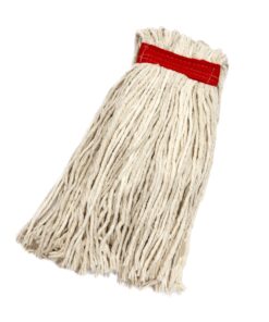 PROMOP 400g FAN MOP HEAD – 38mm webbing BLACK, BLUE, GREEN, RED, WHITE, YELLOW AND ORANGE