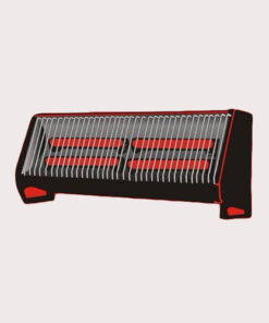 Heater - Electric 4 Bar Ceramic HS-104