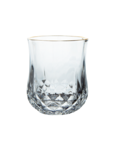 Crystal Whiskey Glass - Gold Rim - 6's