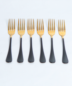 Cutlery Sets - Flat Handle - Black