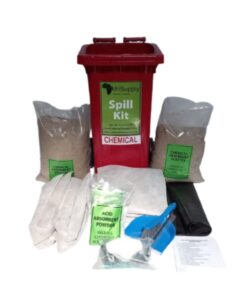 CHEMICAL/ACID 80L Wheelie SPILL KIT