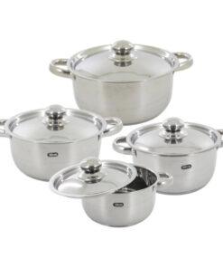Dolphin - 8pc Stainless Steel Cookware Set