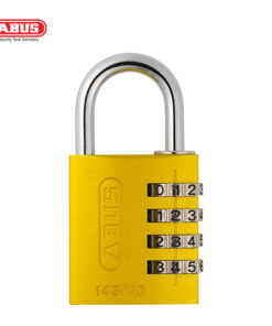 PADLOCK ABUS 40MM COMBINATION RESET BLUE, GREEN, RED and YELLOW BLISTER